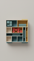 Multi-Compartment Storage Box with Snap Lids